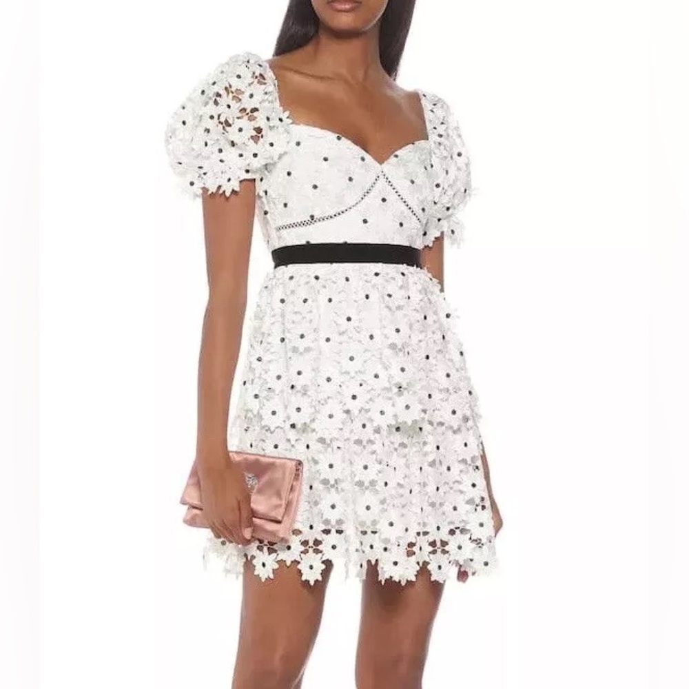 New Self portrait daisy mini dress